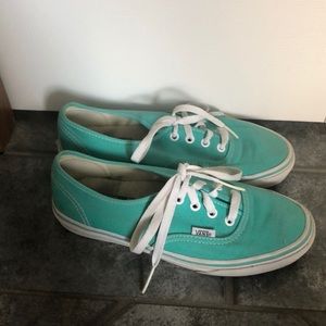 Vans authentic teal size 7.5 in women’s